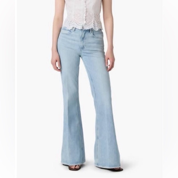 PAIGE Denim - PAIGE Marlow Reverse Seamed Super Flare High Rise Jeans--NWT--27